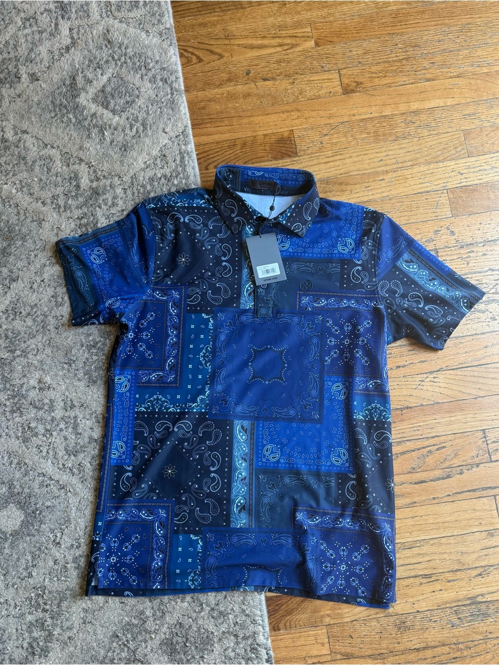 NWT G/Fore Bandana Tech Golf Polo sz: Large